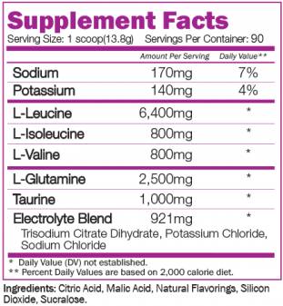 Zotavenie BCAA 8: 1: 1 - 1250 gramov