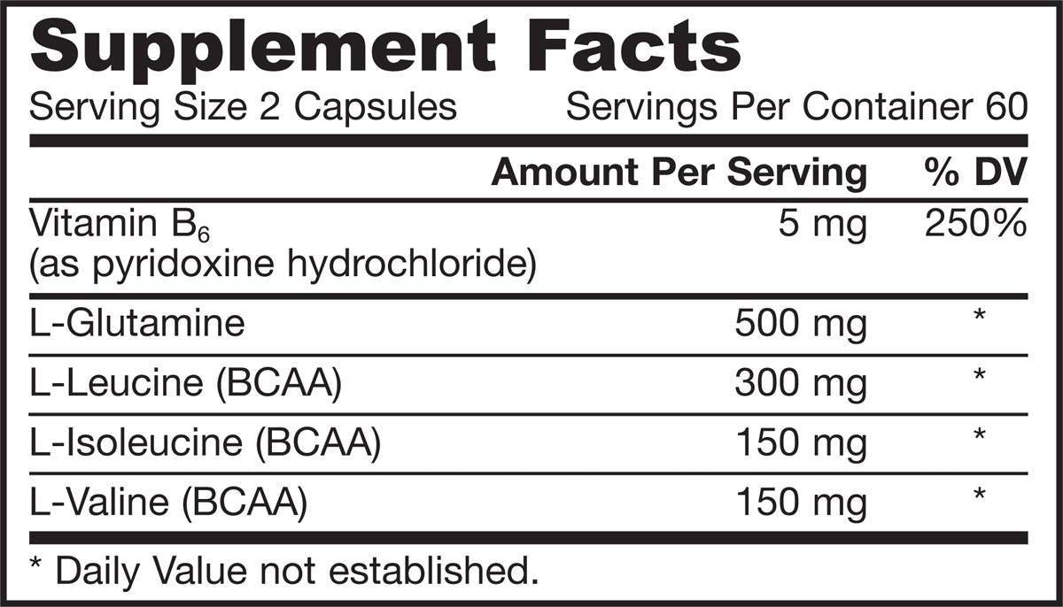 BCAAS / Glutamín 120 kapsúl