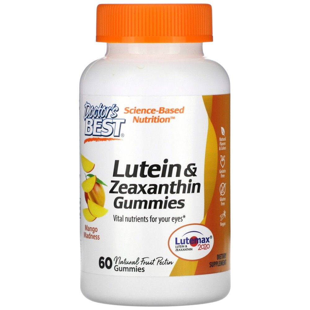 Najlepšie gummy luteínu a zeaxanthínu - 60 ďasien