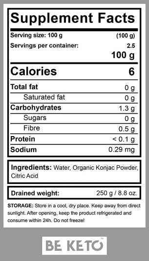Bio Konjac špagety - 320 gramov