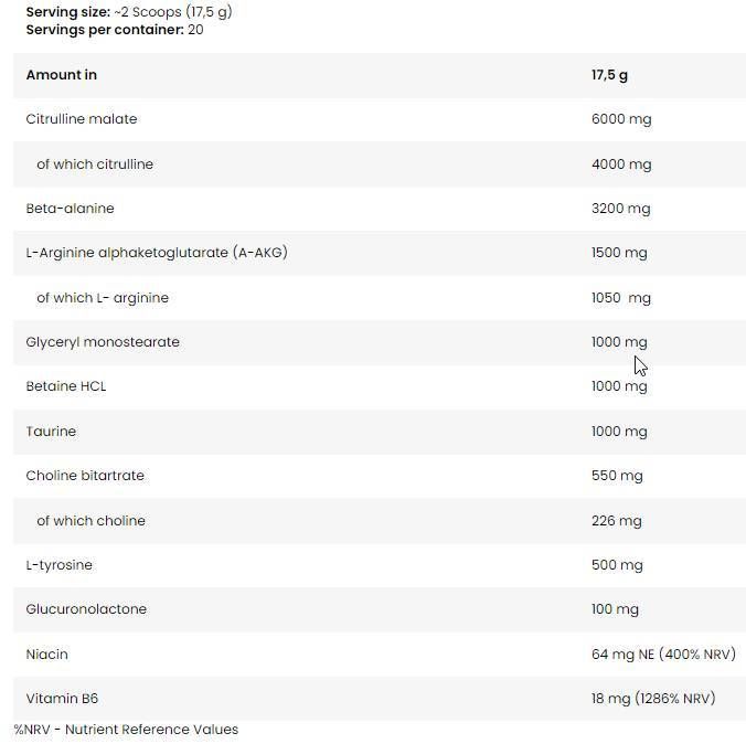 <tc>BAD ASS</tc> PUMP Stim-Free Formula - 17,5 gramov