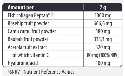Krása morský kolagén / s superfoodmi a kyselinou hyalurónovou - 210 gramov