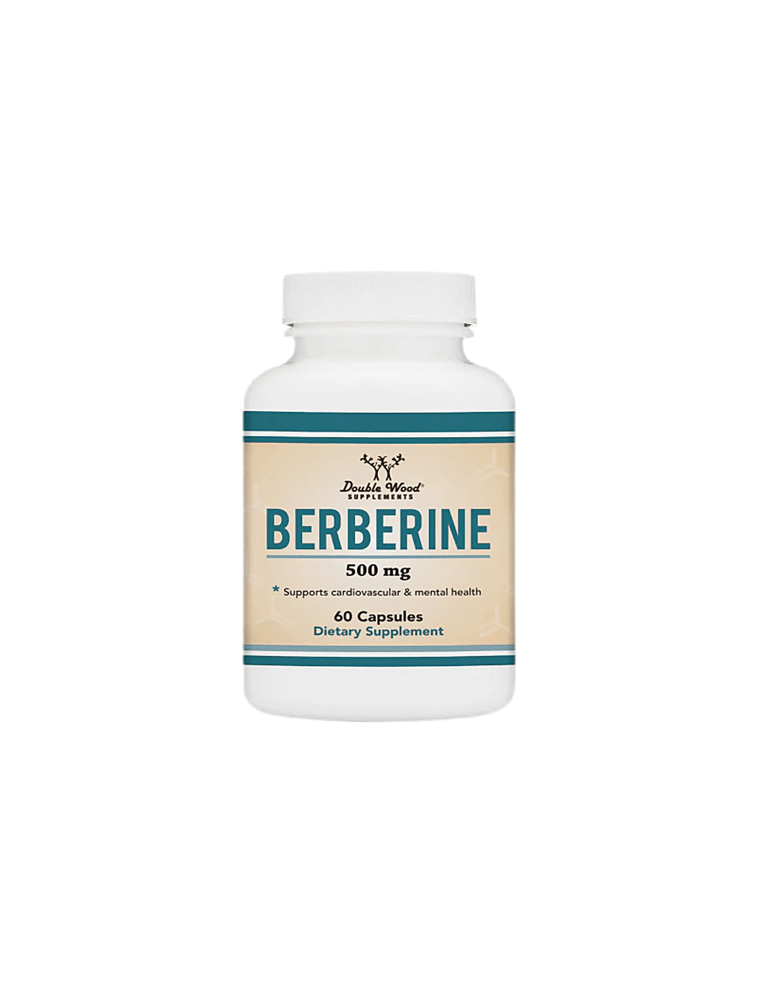 Berberine - Berberine (kontrola krvného cukru a cholesterolu), 60 kapsúl <tc>Double Wood</tc>