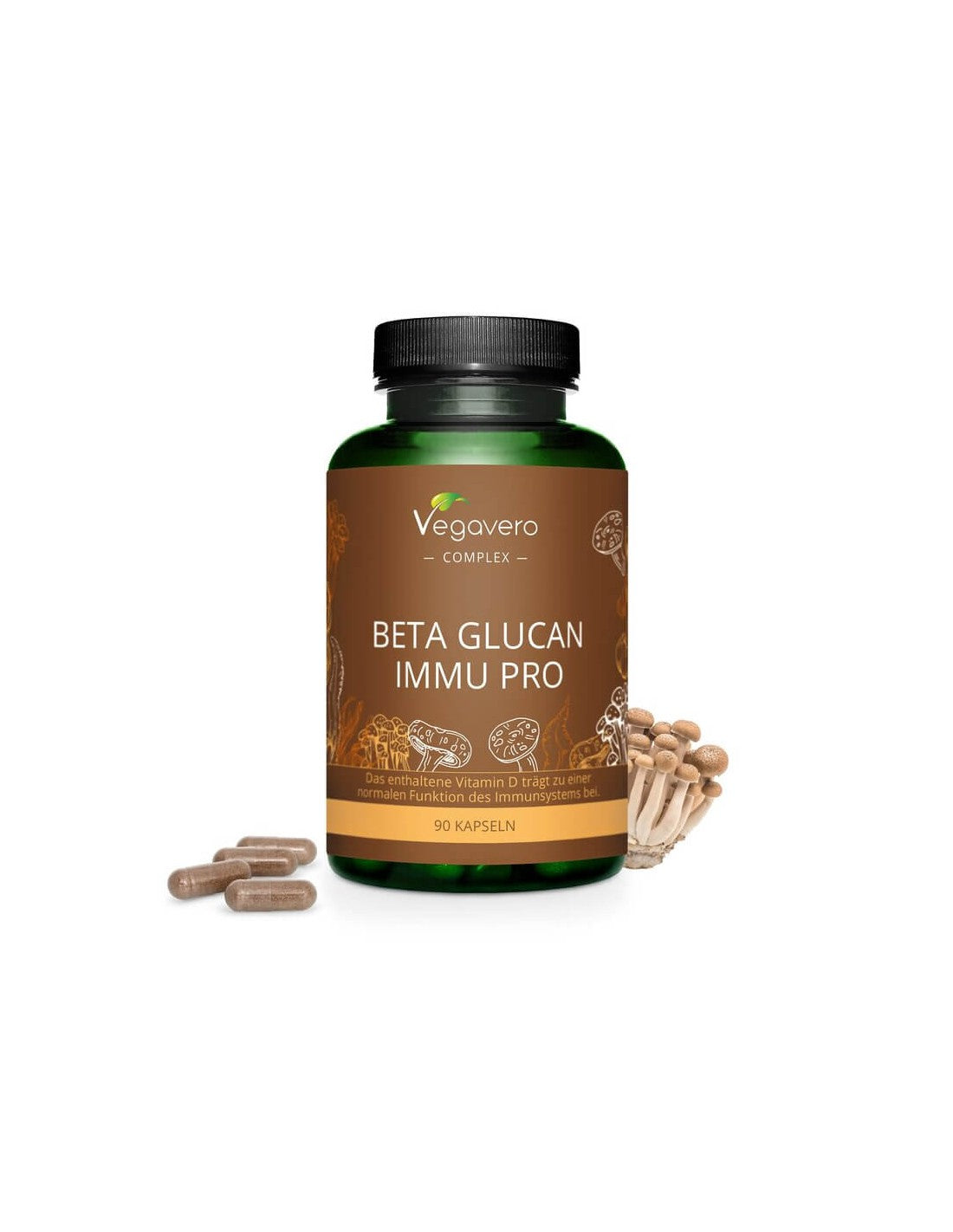 Beta Glucan Immu Pro, 90 kapsúl, 100% vegan <tc>Vegavero</tc>