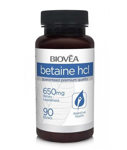 Betaine HCl 650 mg / 90 kariet