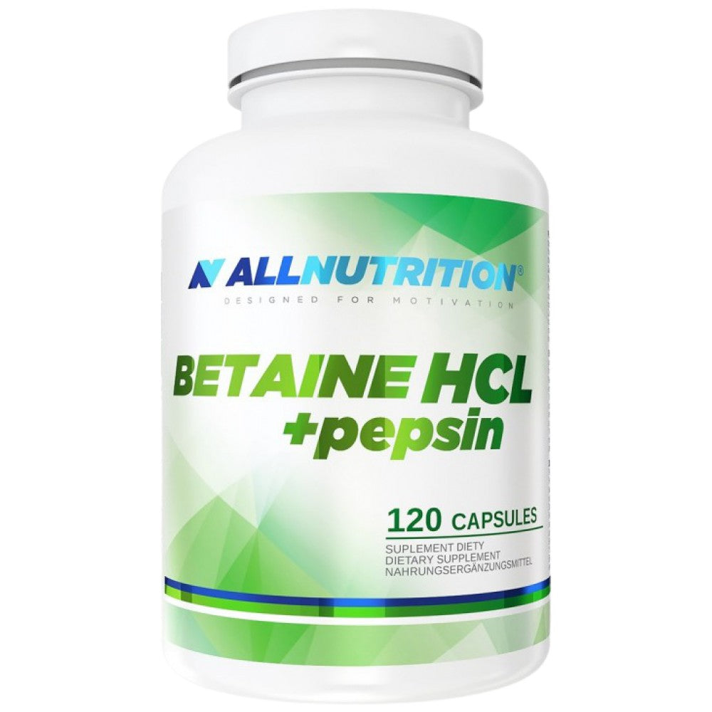 Betaine HCl 650 mg + pepsin - 120 kapsúl