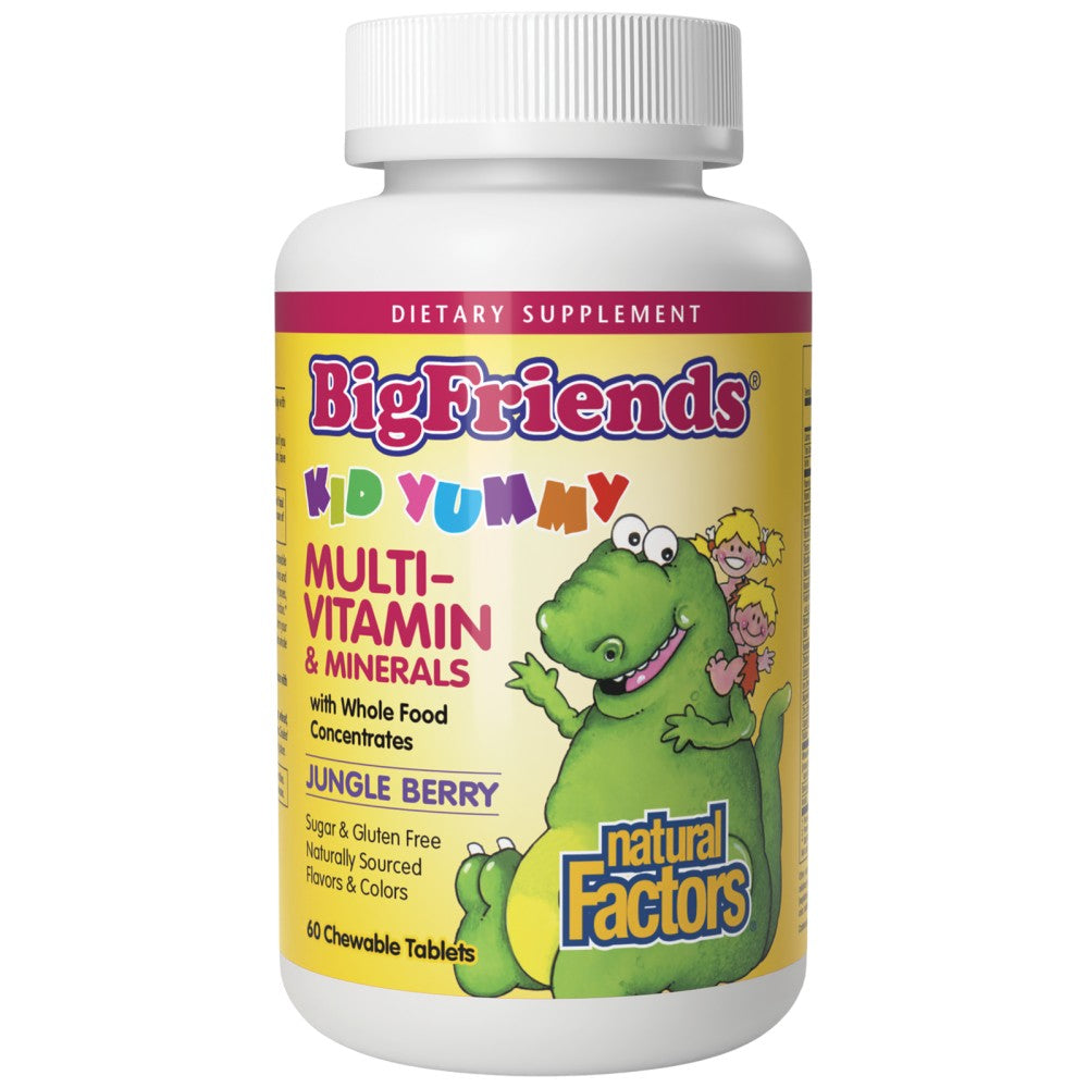 Big Friends Detský žuvateľný multivitamín 60 žuvateľný tablety