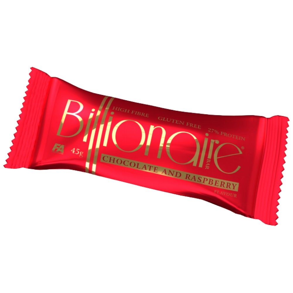 BILIONAIRE BAR | Vysoké vlákniny ~ bezlepkové ~ bielkovinové tyčinky - 45 gramov