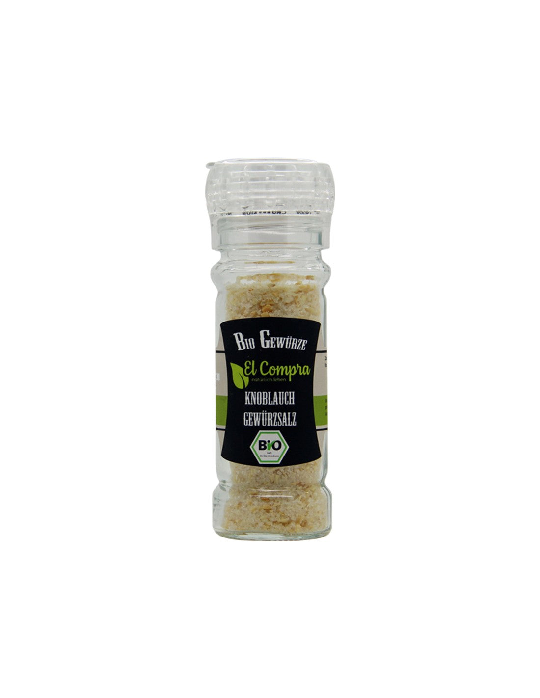 Bio Knoblauch Gewursalz - Organická indická cesnaková soľ, 65 G EL COMPRA