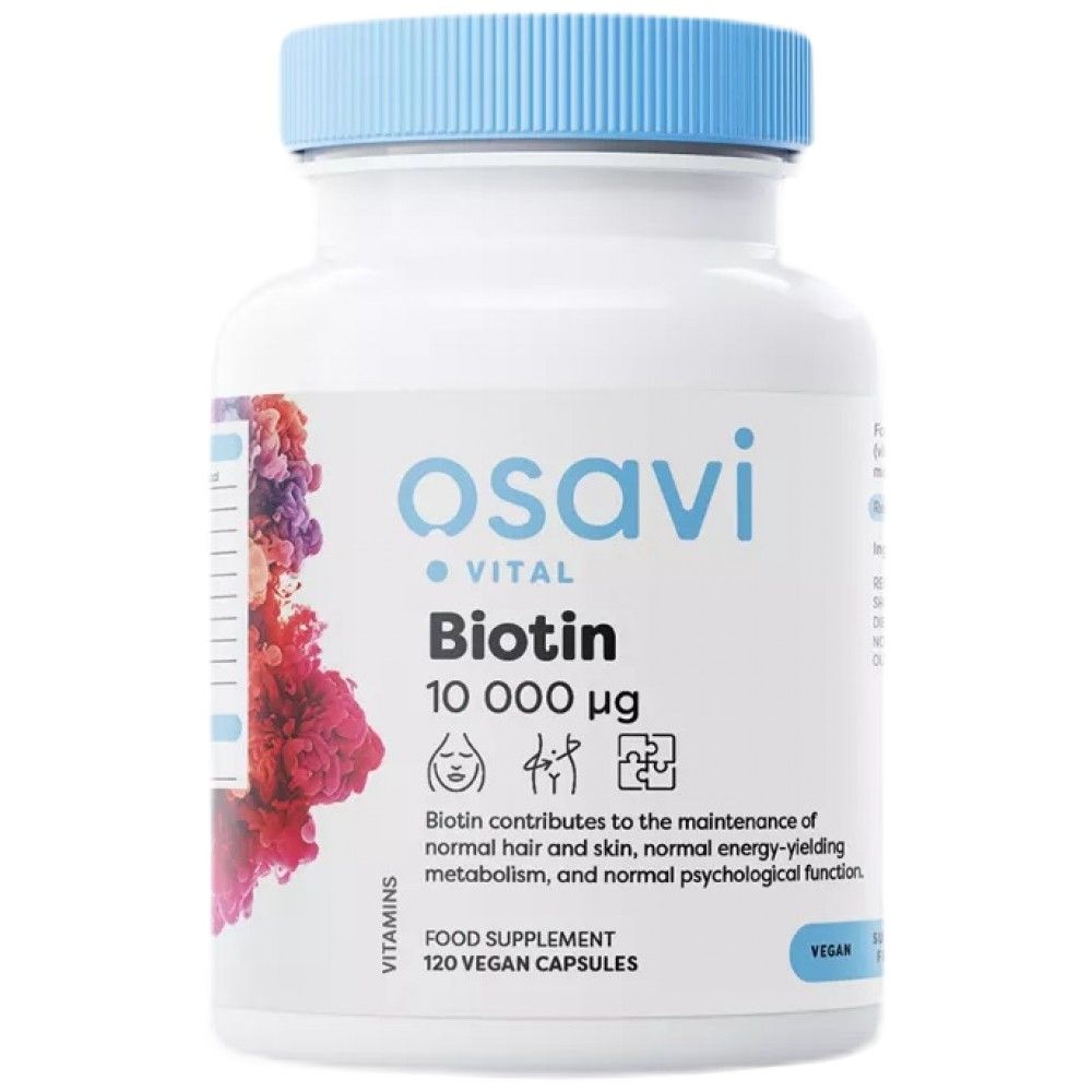 Biotín 10 000 mcg - 120 kapsúl