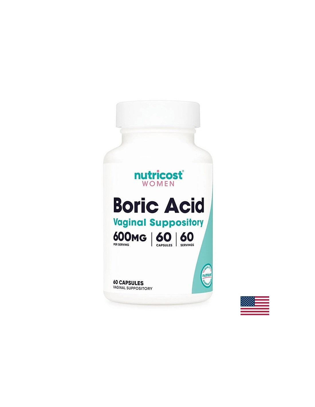 Vaginálne infekcie - kyselina boritá (kyselina boritá), 600 mg x 60 vaginálne kapsuly