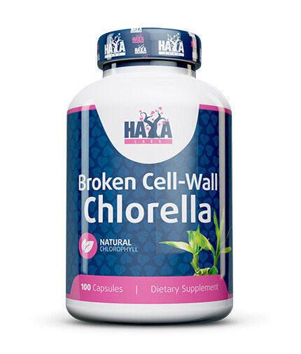 Rozbitá bunková stena chlorella 500 mg. / 100 čiapky.
