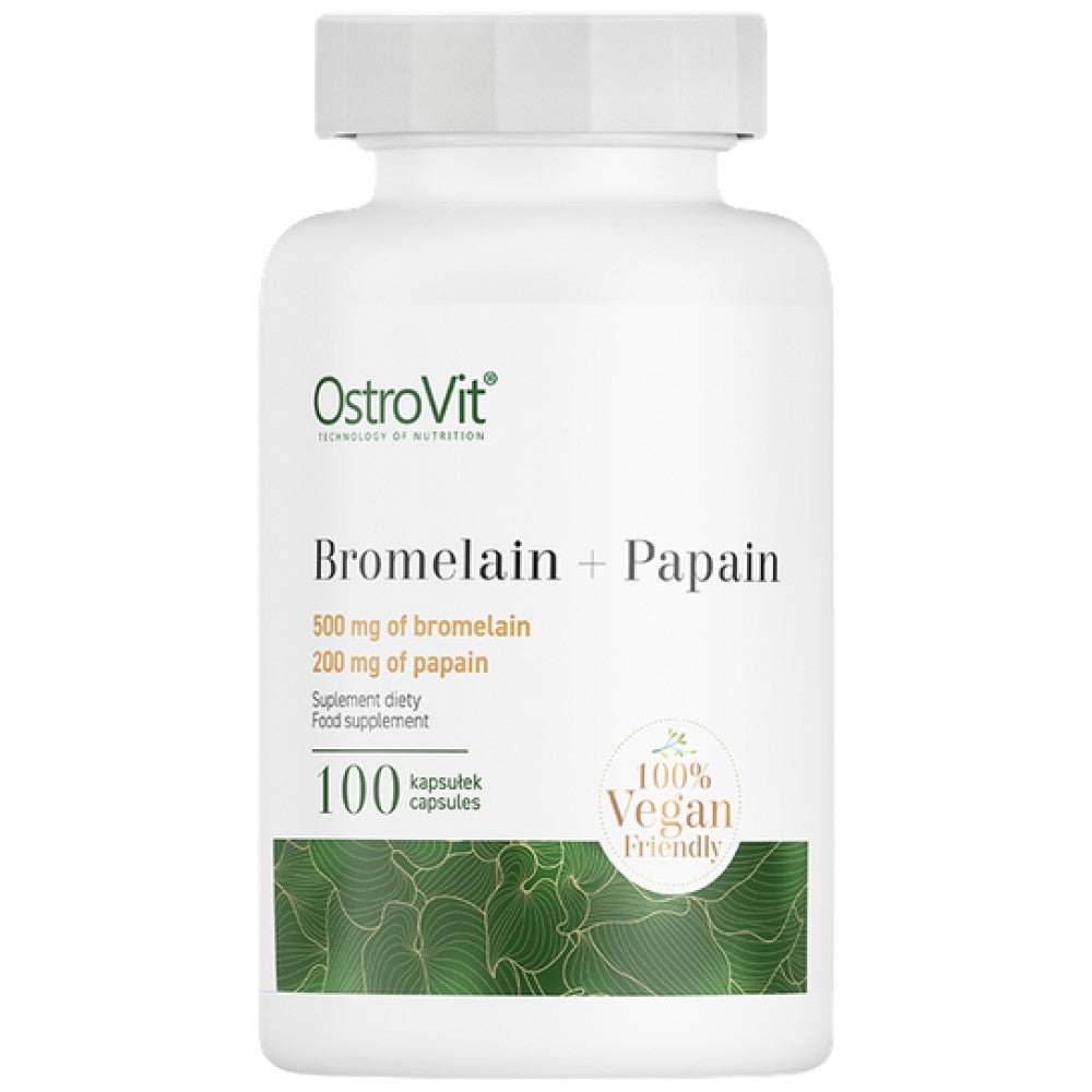 Bromelain + papain enzýmy 100 kapsúl