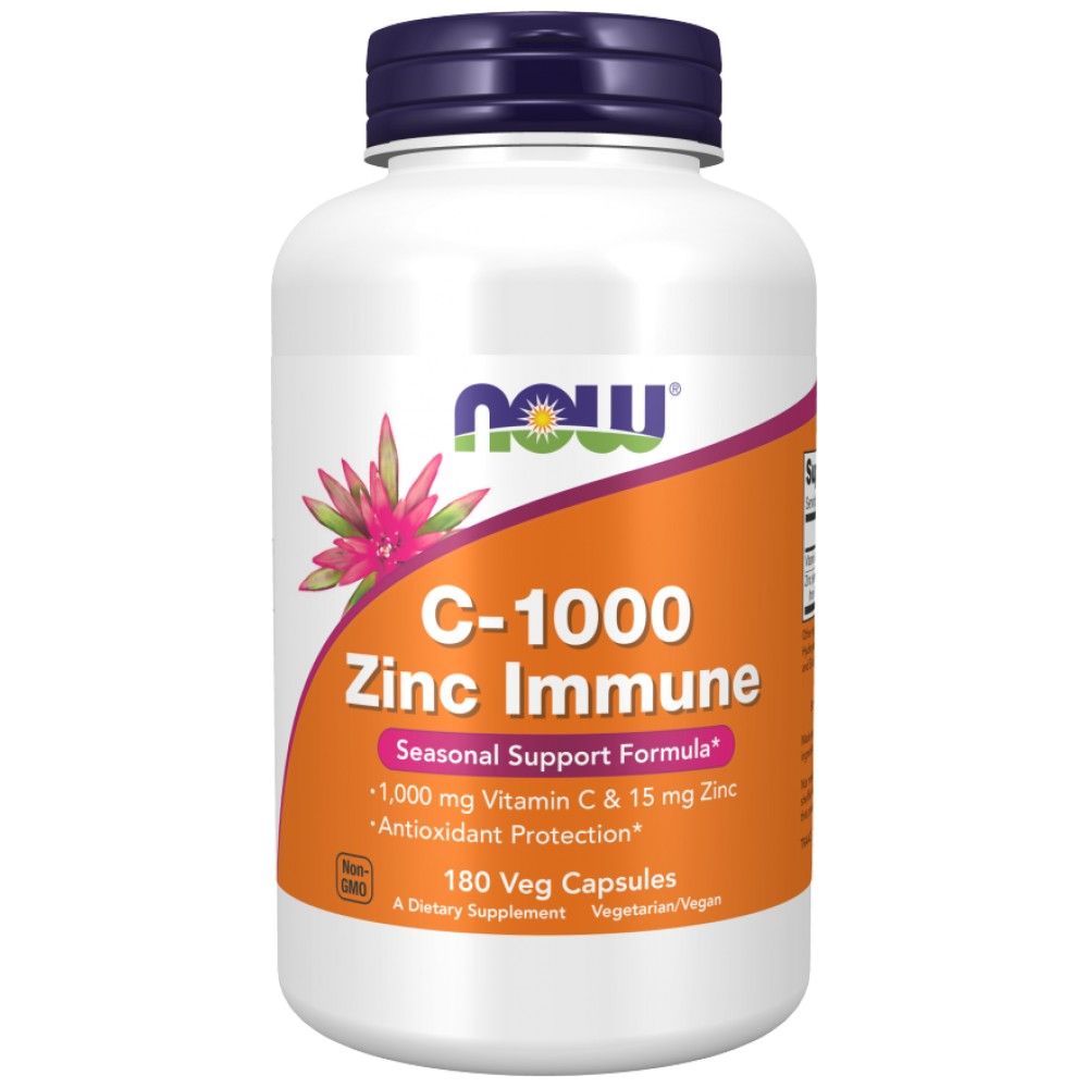 C-1000 Immunita zinku Vitamín C + zinok bisglycinát - 180 kapsúl