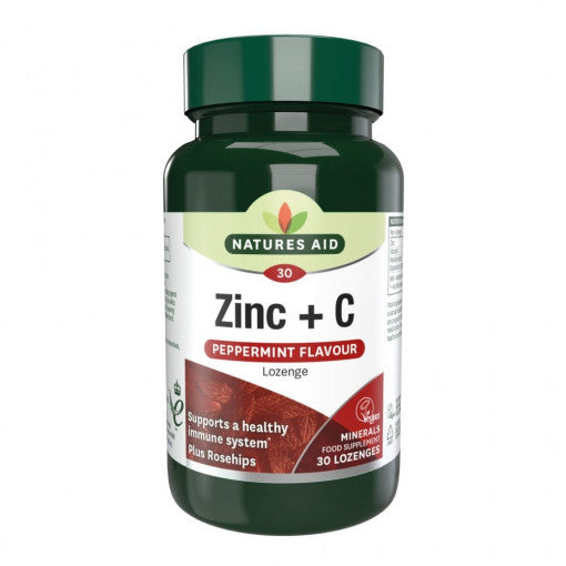Zinok + vitamín C (zinok + vitamín C) 30 pastilkov