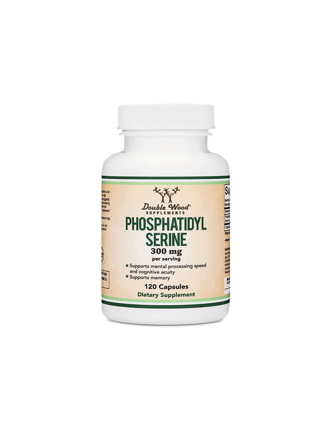Phosphatidyl serine, 300 mg, 120 capsules Double Wood - Nutra Best Europe