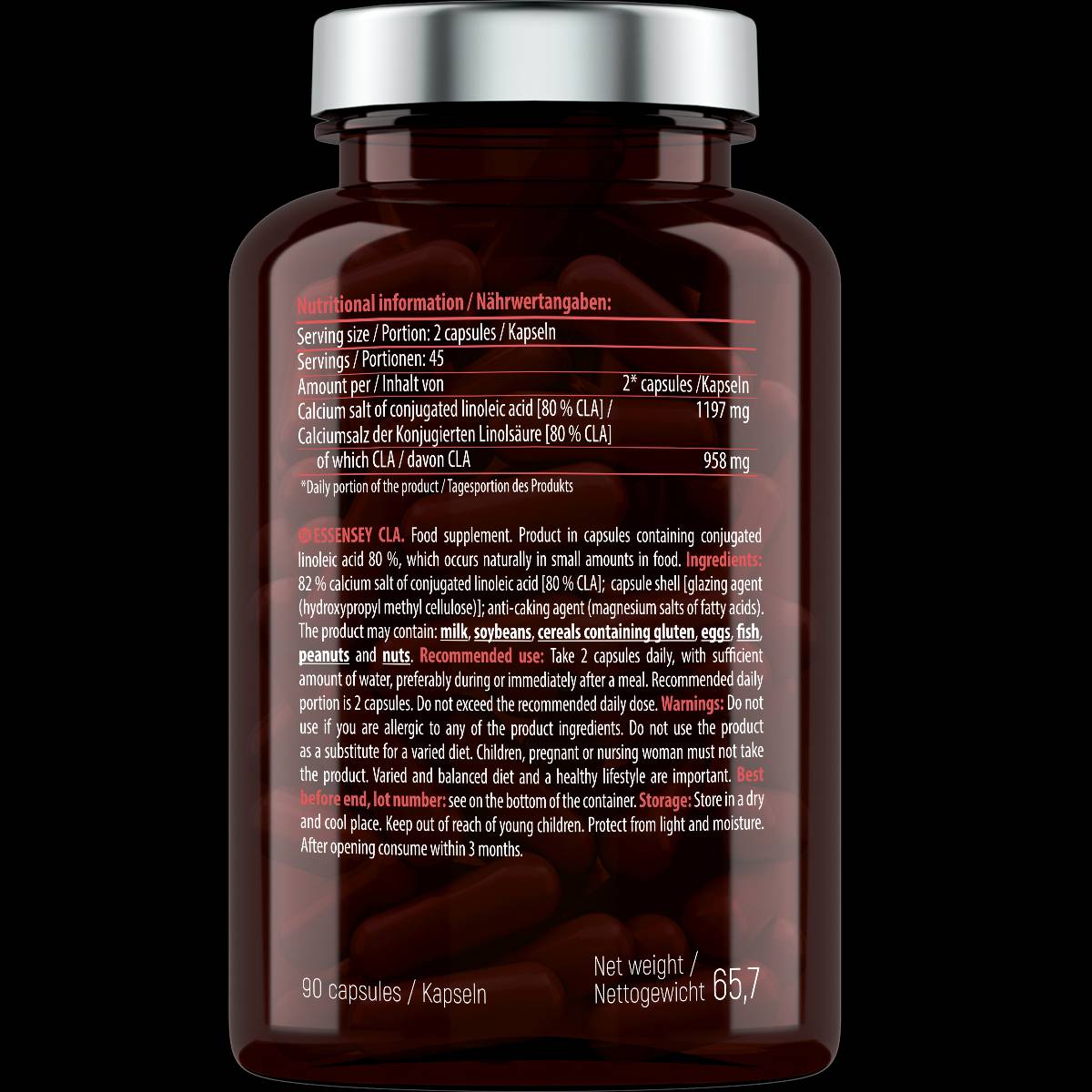 CLA 599 mg - 90 kapsúl