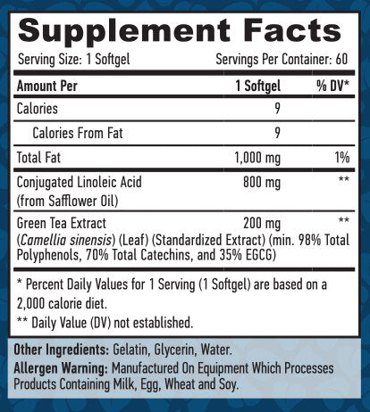 CLA + Green Tea / 60 Softgels