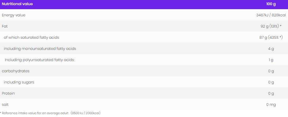 Kokosový olej extra panna - 400 грама