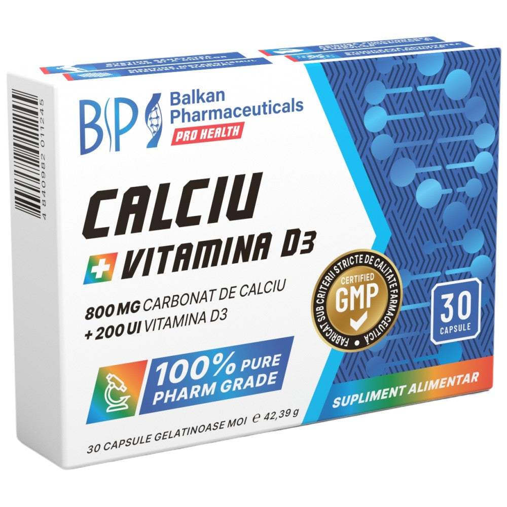 Vápnik 800 mg + vitamín D3 200 kapsuly