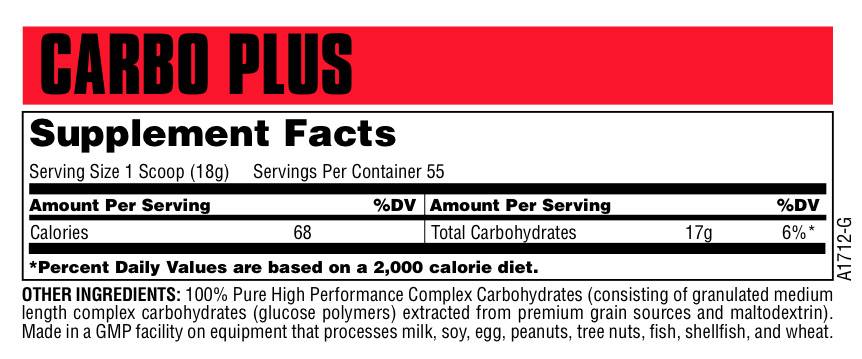 Carbo Plus - 1 000 gramov