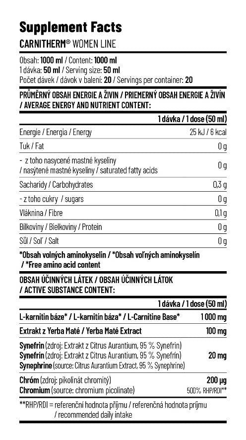 Carniterm - Dámska línia 1000 ml