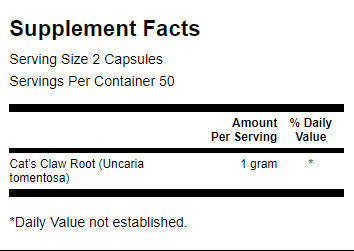 Cat's Claw 500 mg - 100 kapsúl