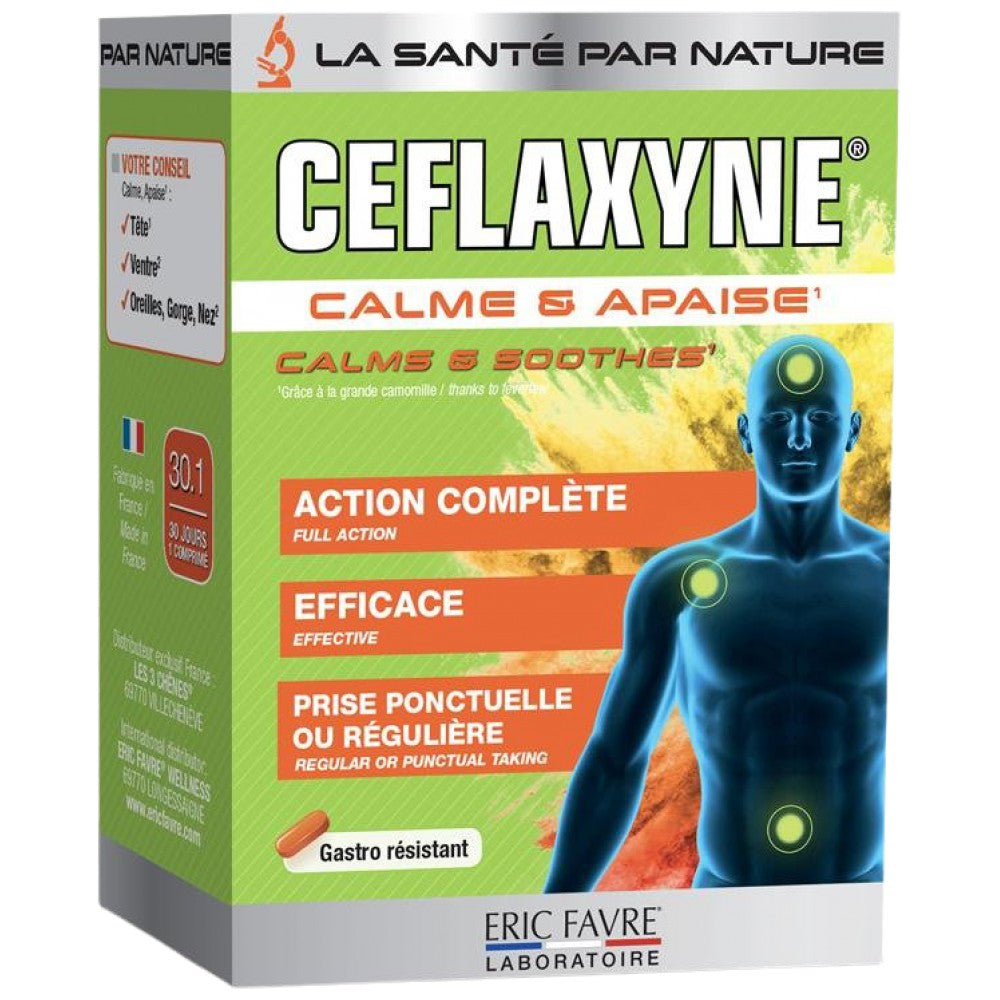 Ceflaxyne® | Prírodné lieky proti bolesti - upokojenia a upokojenia - 30 tabliet