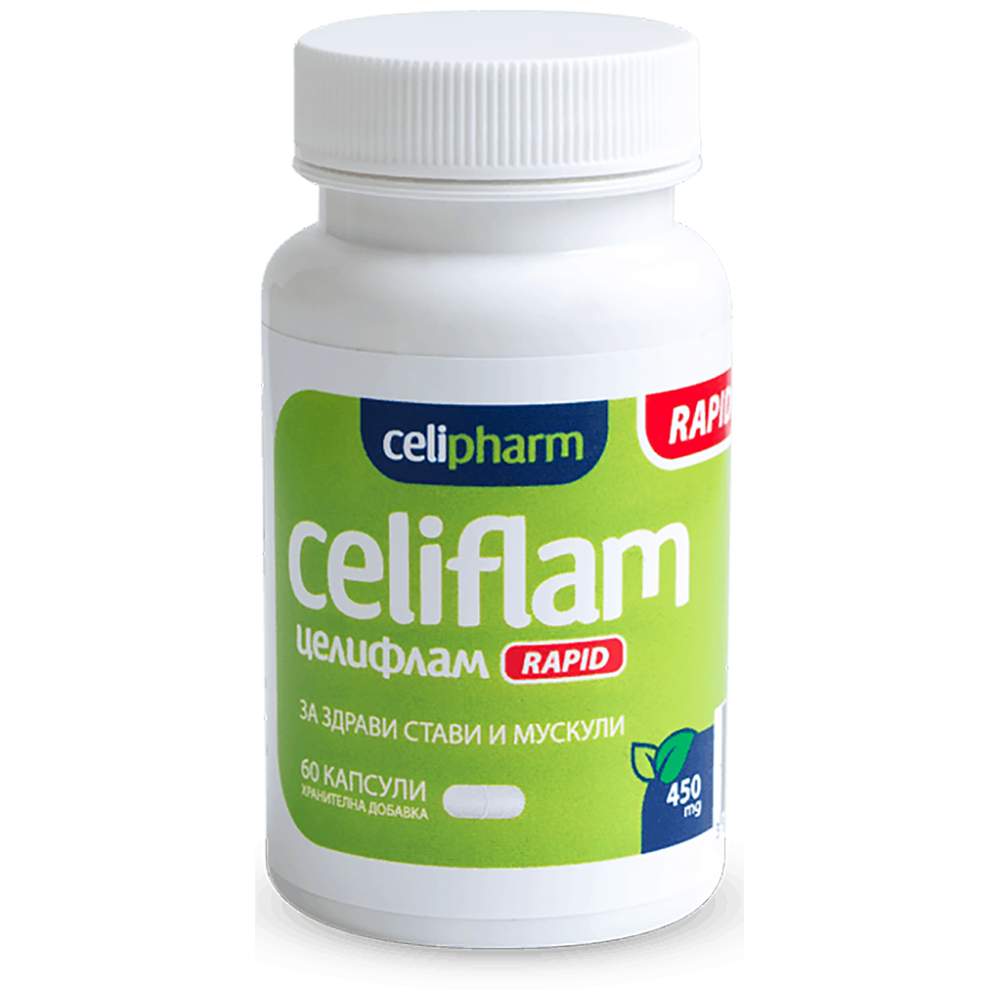 Celiflam Rapid 450 mg 60 kapsuly