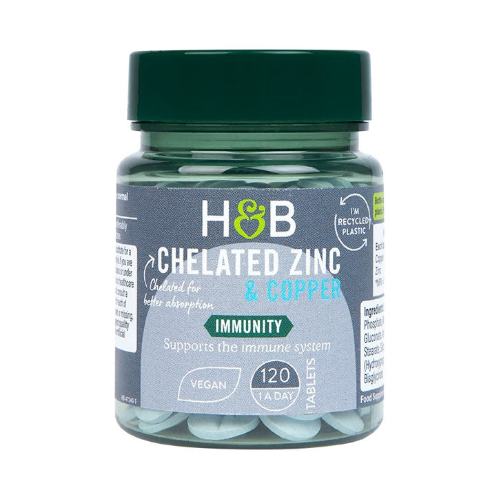 Chelatný zinok a meď 15 mg - 120 tabliet