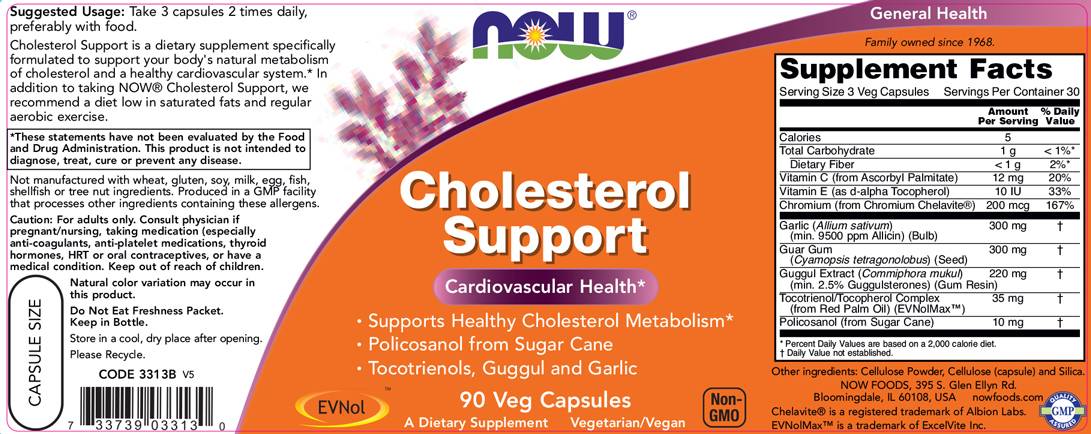 Podpora cholesterolu - 90 kapsúl