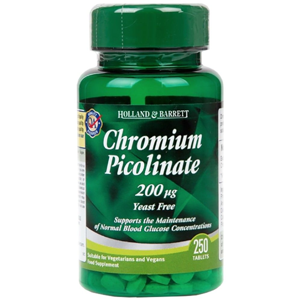 Pikolinát chrómu 200 mcg - 250 tabliet