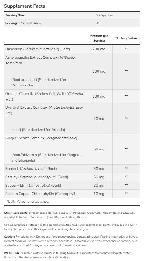Cleans & Detox | Podpora pečene a obličiek - 90 kapsúl