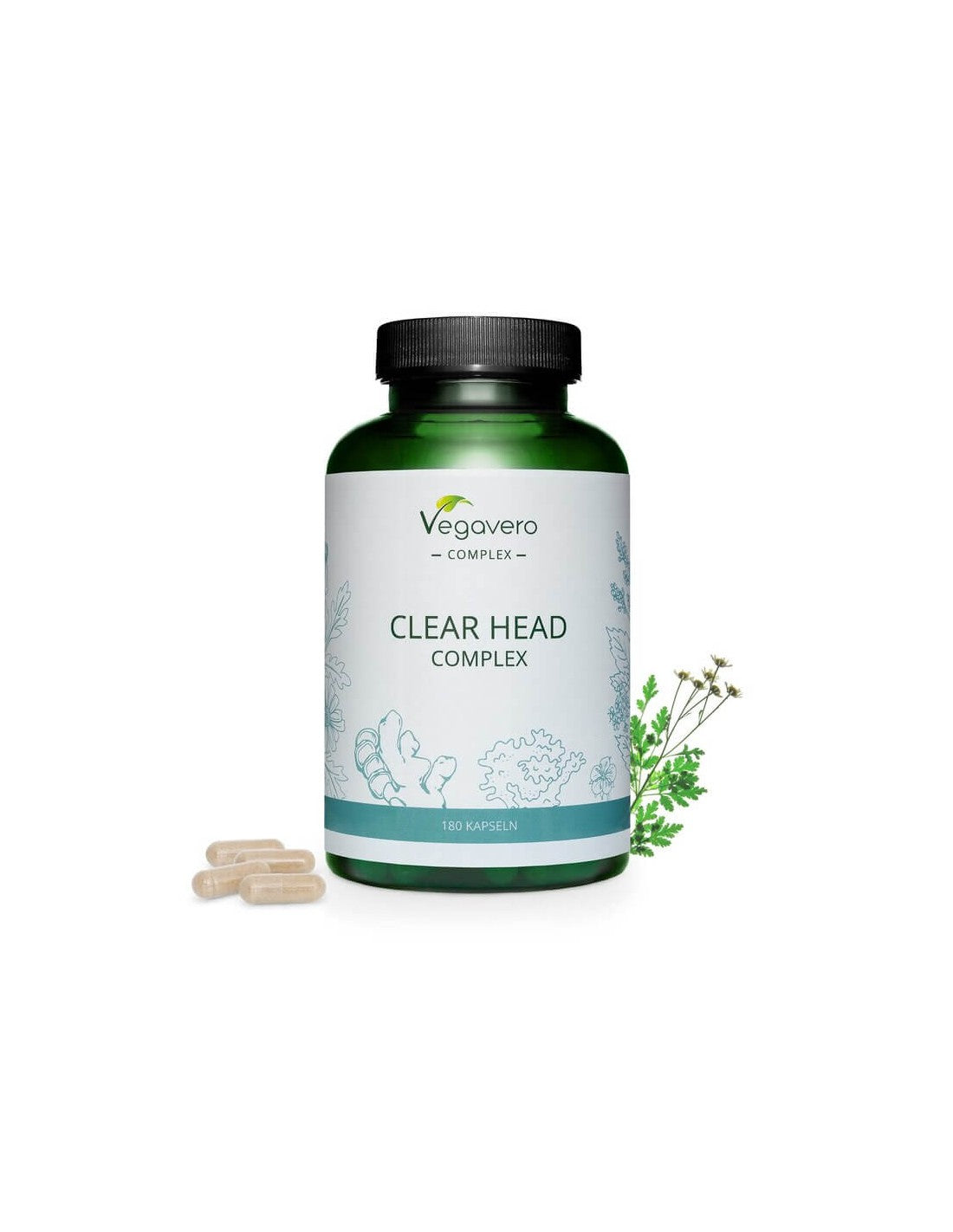 Clear Head Complex, 180 kapsúl, 100% vegan <tc>Vegavero</tc>