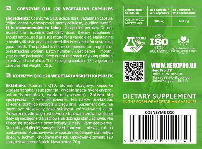 Coenzým Q10 Pure | COQ10 600 mg - 120 kapsúl