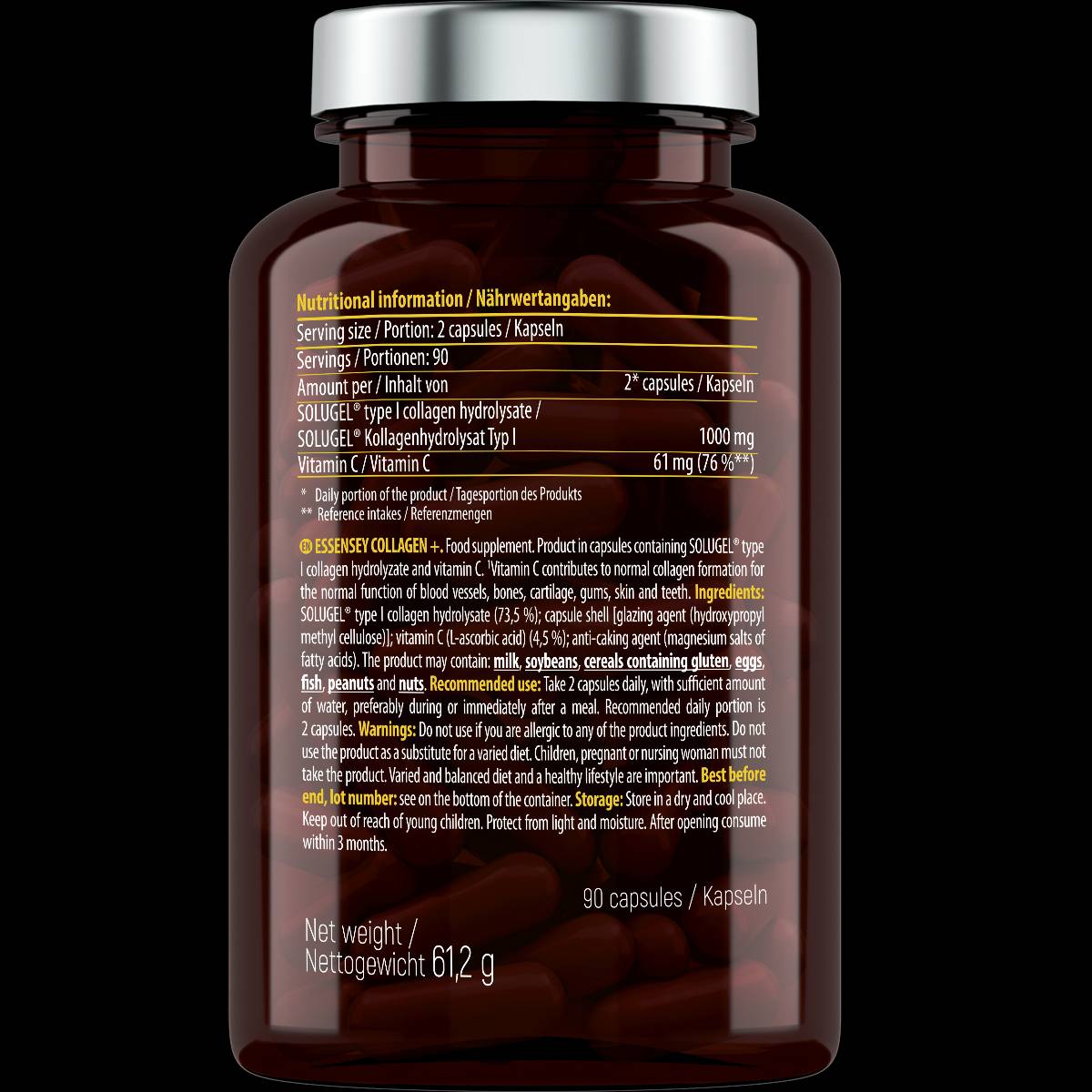 Kolagén+ | s vitamínom C - 90 kapsúl