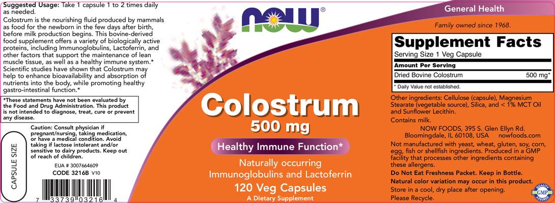 Kolostrum 500 mg - 120 kapsúl