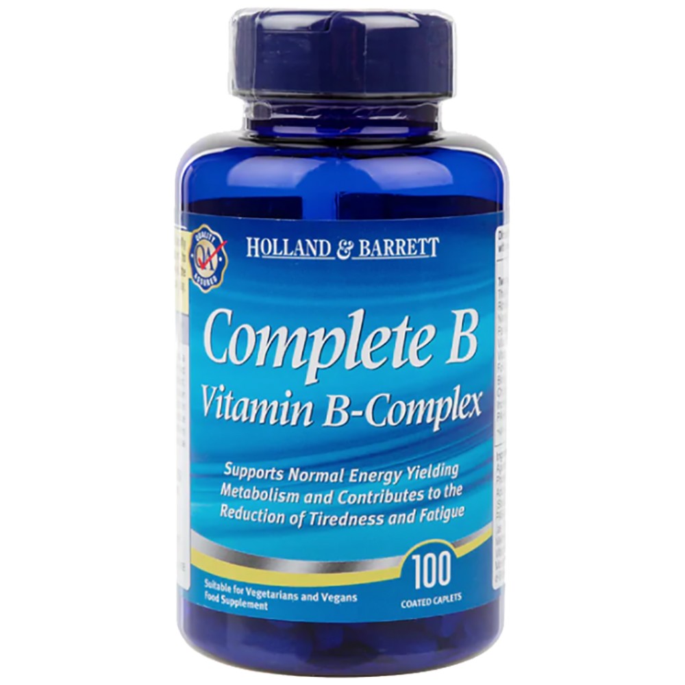 Kompletný komplex B / vitamín B - 100 kaplet