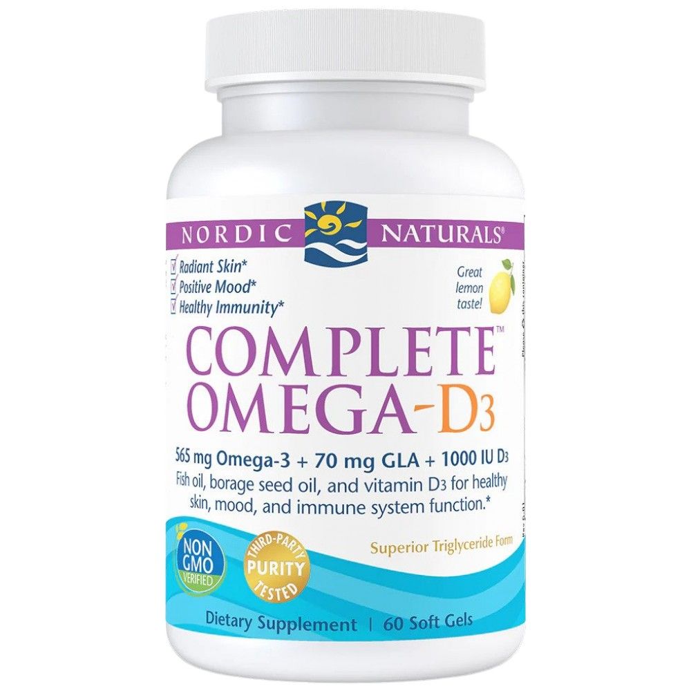 Kompletné omega -D3 565 mg - 60 gélových kapsúl