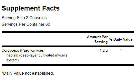 Cordyceps 600 mg - 120 kapsúl