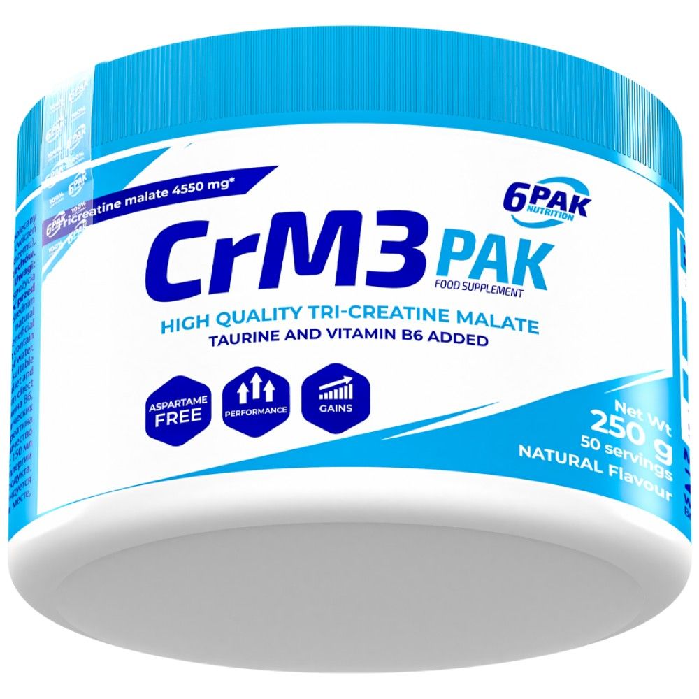 CRM3 PAK (Tri -Creatine Malate + Taurín) - 250 gramov