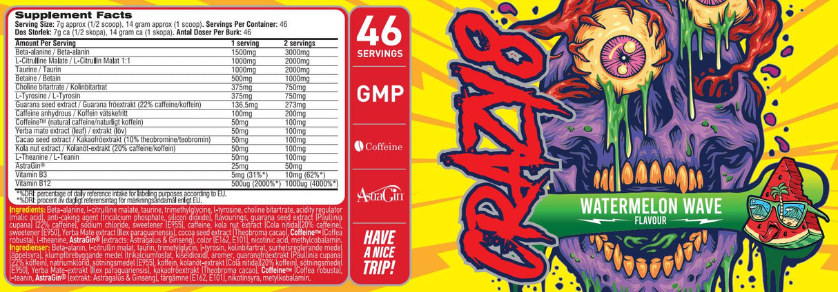 Crazy 8 | Extreme 8 Stimulant Source pred tréningom - 325 gramov