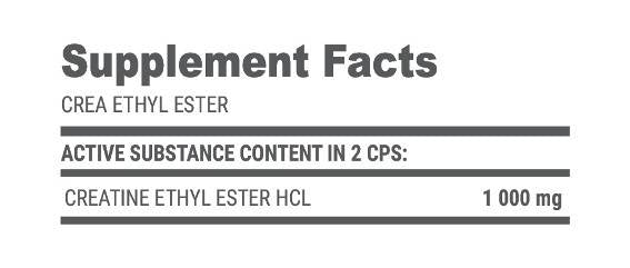 CREA etylester HCI - 250 kapsúl