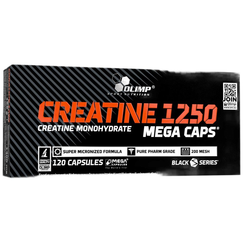 Creatín mega čiapky 1250 - 120 kapsúl