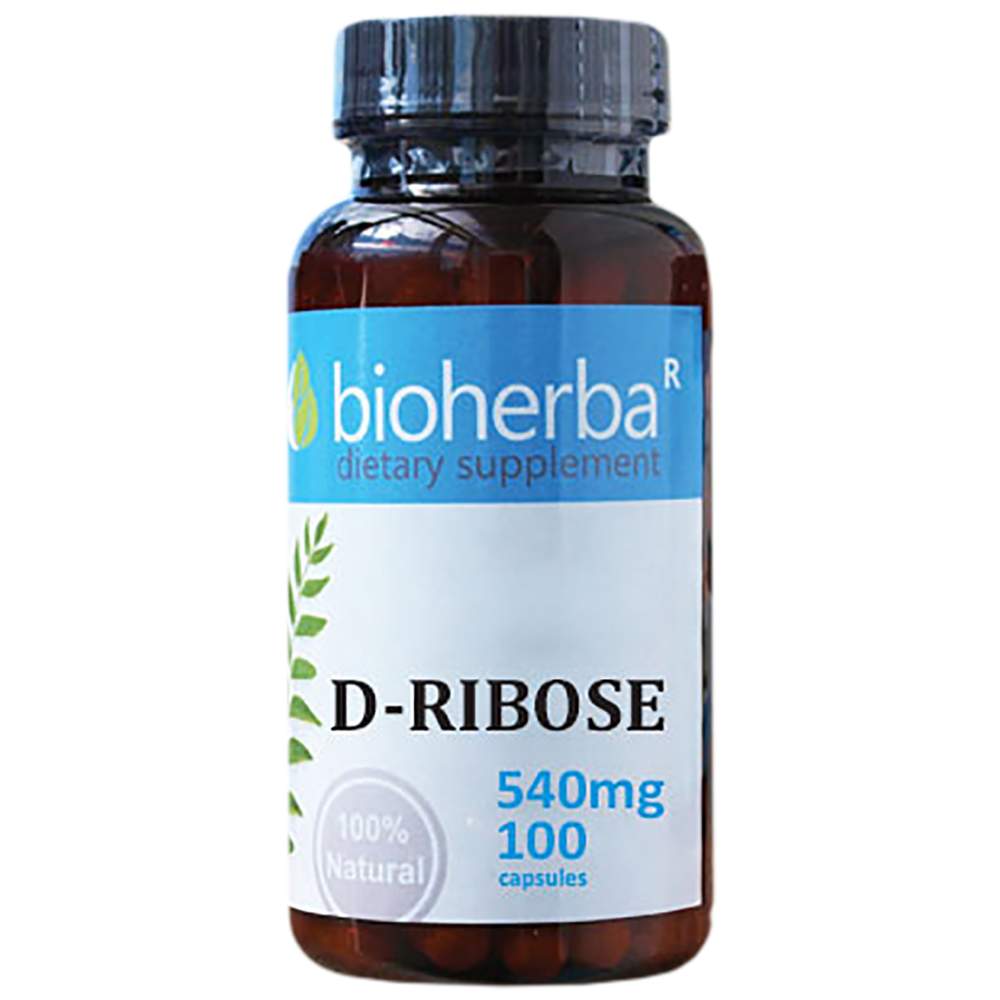 D -ribose 540 mg - 100 kapsúl