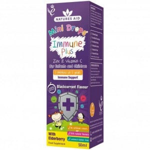 Imunitný vzorec s kvapkami pre deti pre deti (Mini Drops Immun Plus) 50 ml Naturesaid