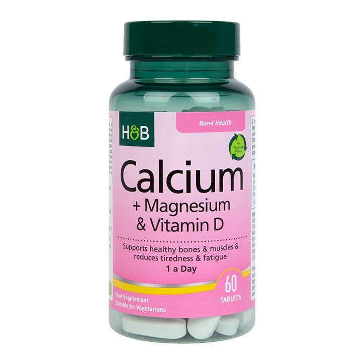 Horčík vápnika a vitamín D (vápnik, horčík a vitamín D) 60 tablety Holland & Barrett