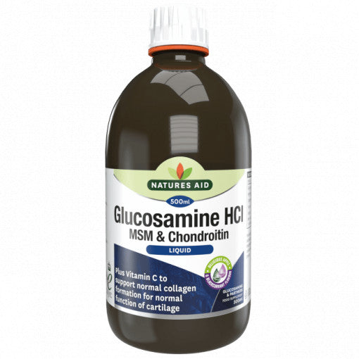 Koncentrovaný tekutý vzorec pre zdravé kĺby s glukozamínom, MSM a chondroitínom (glukozamín, MSM a chondroitín kvapalina) 500 ml Naturesaid