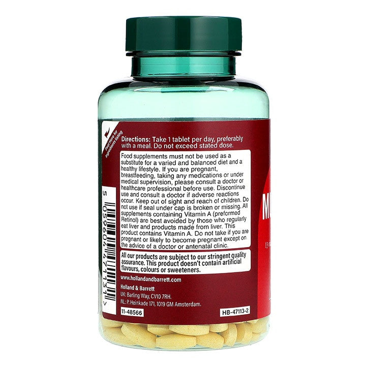 Multivitamíny a minerály (multivity) 120 tabliet Holland & Barrett