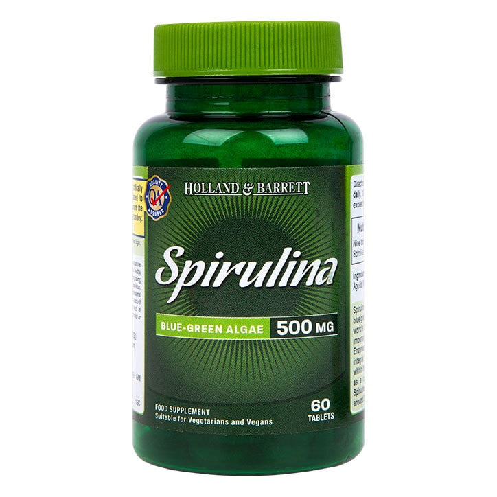 Spirulina (Spirulina) 500 mg 60 tabliet Holland & Barrett